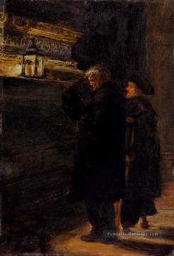  John Peintre - Les retraités de Grenwich à la tombe de Nelson préraphaélite John Everett Millais